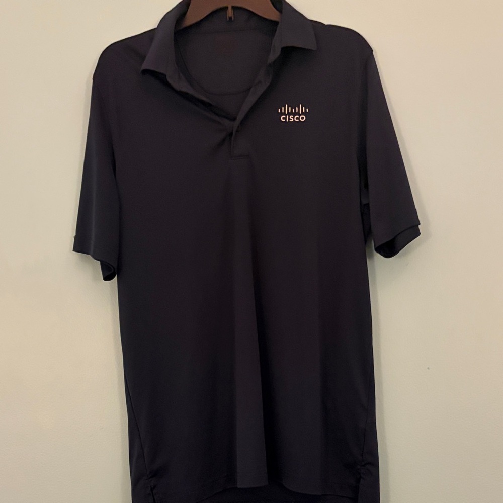 Cisco Men's Dark Blue Polo Shirt